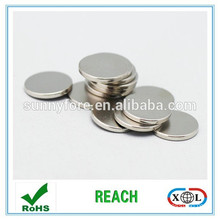 axial Zn N35 disc neodymium magnet